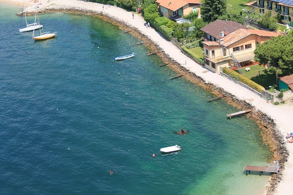 stock image Coastline Lake Garda . Italy