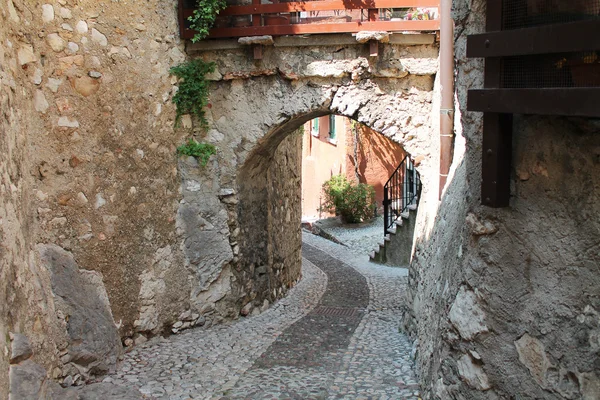 Calle pavimentada de piedra — Foto de Stock