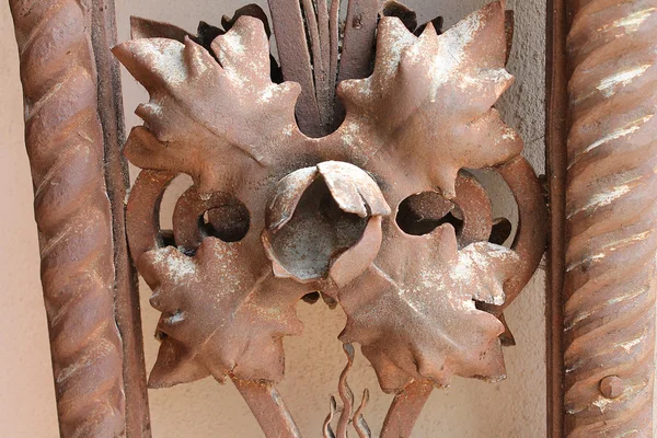 Vintage forged iron flower — Stock Photo, Image