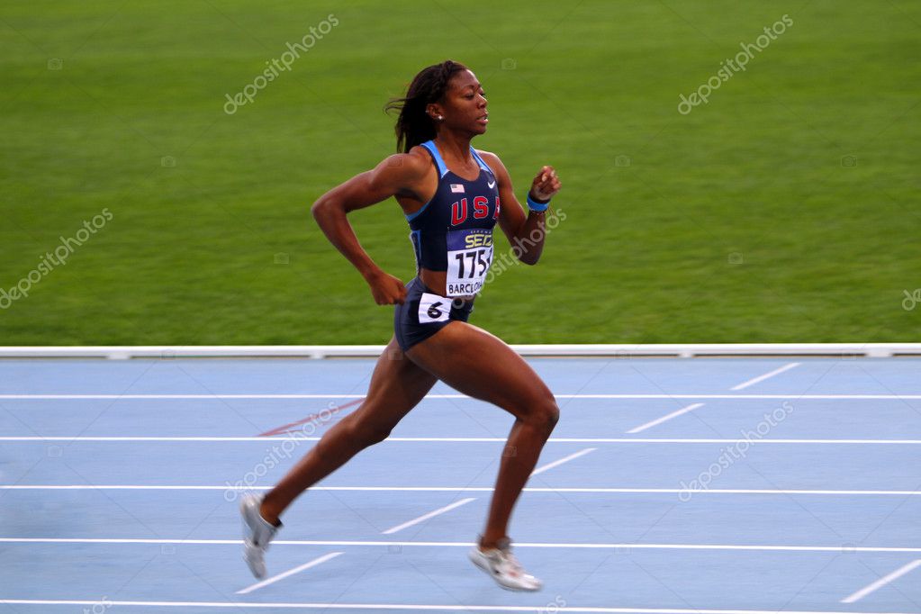 Erika Rucker - the bronze medalist of the 400 meters on IAAF World ...