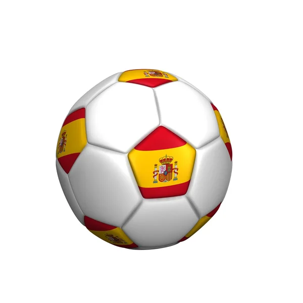 İspanya bayrağı topu — Stok fotoğraf