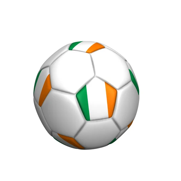 Irlanda bandeira bola — Fotografia de Stock