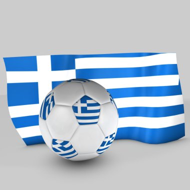 Yunanistan bayrağı topu