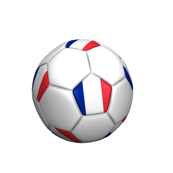М'яч прапор Франції — стокове фото