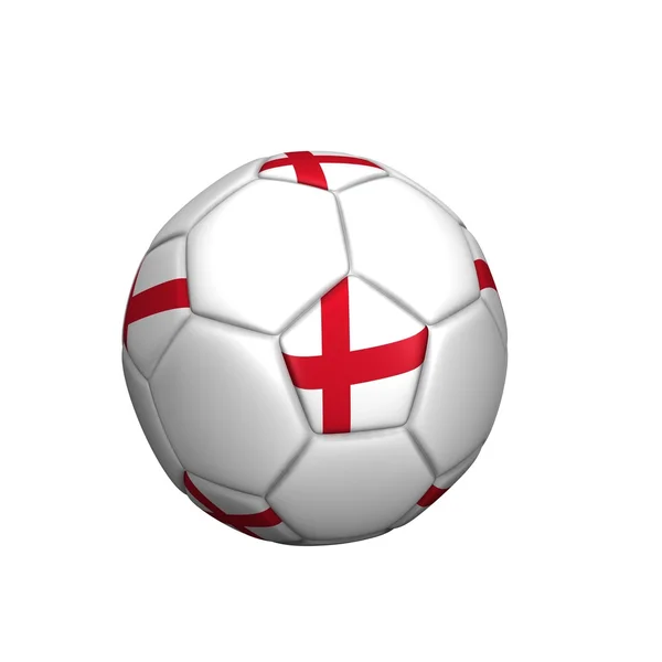 Flaga Anglii piłka — Zdjęcie stockowe