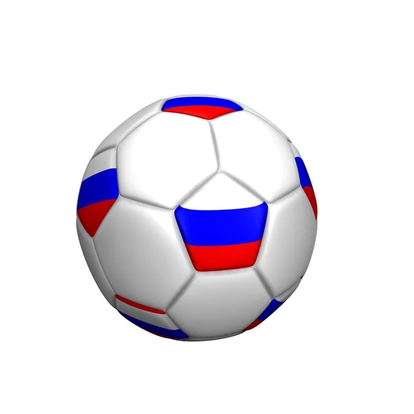 М'яч прапор Росії — стокове фото