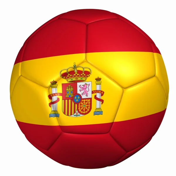 Španělsko vlajka míč — Stock fotografie