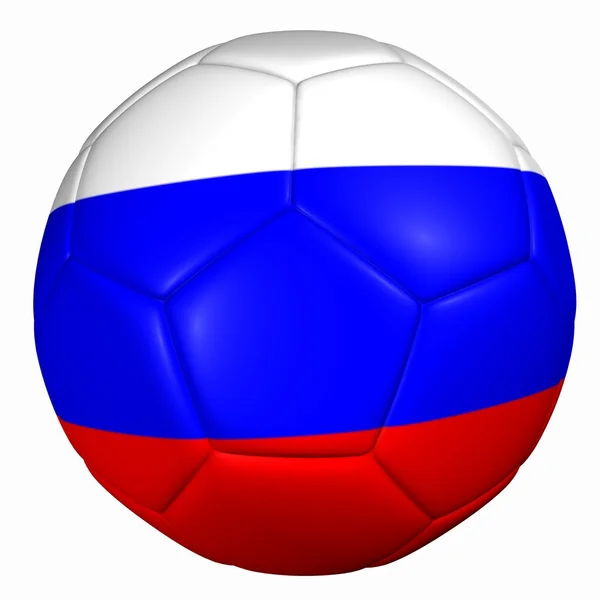 Rusya bayrağı topu — Stok fotoğraf