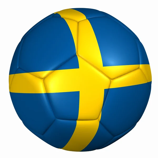 Balle drapeau Suède — Photo