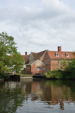 Flatford Mill in Portrait clipart