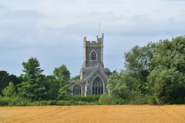 Ländliche englische Kirche — Stockfoto