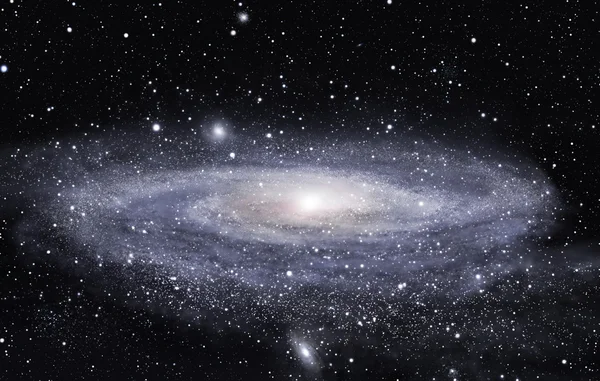 Avlägsna galaxen Stockbild
