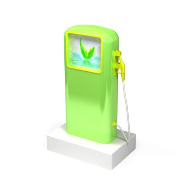 Biofuel pump clipart