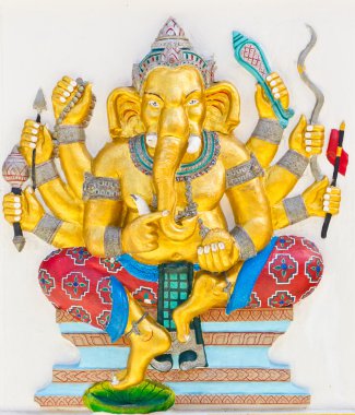 Indian or Hindu God Named Duraga Ganapati