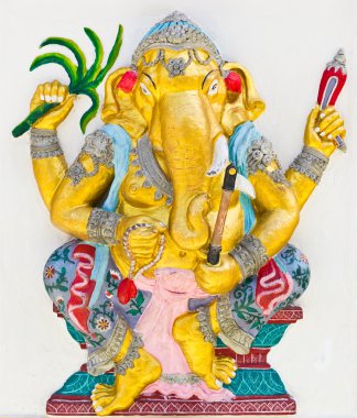 Indian or Hindu God Named Yoga Ganapati clipart