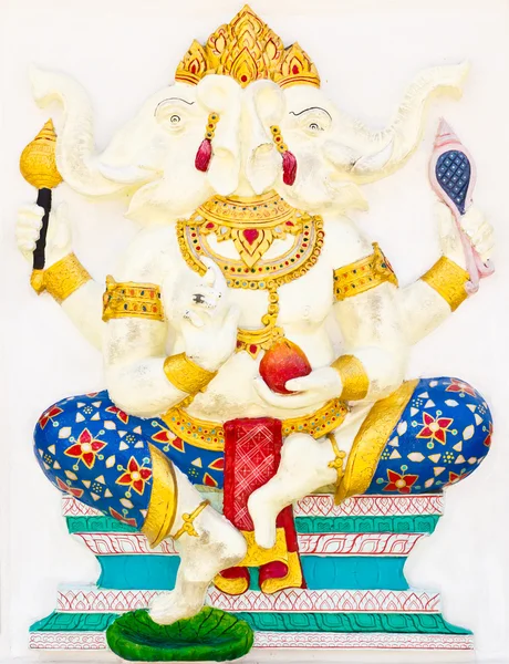 Dieu indien ou hindou nommé Dwimukha Ganapati — Photo