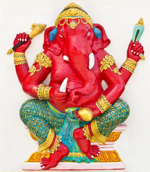 Индийский или индуистский бог по имени Дхундхи Ганапати — стоковое фото