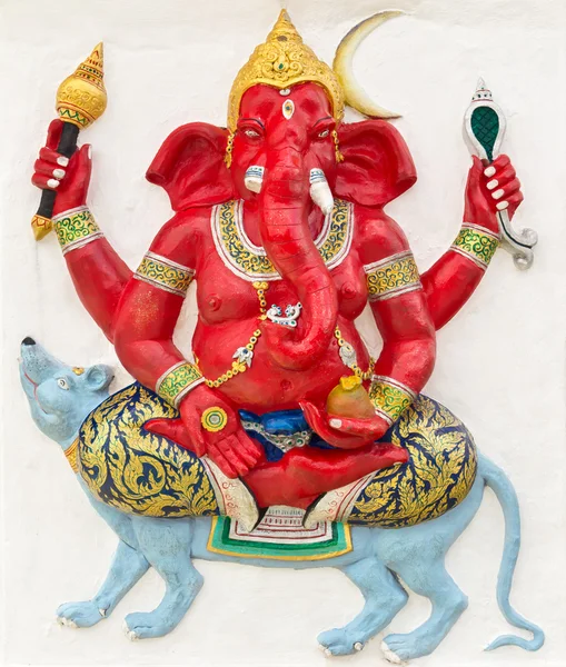 Ekaksara ganapati の名前インドかヒンズー教の神 — ストック写真
