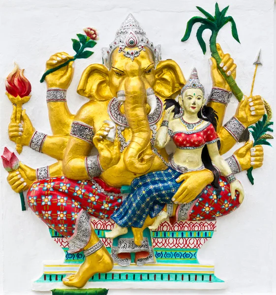 Dios indio o hindú llamado Udhawa Ganapati — Foto de Stock