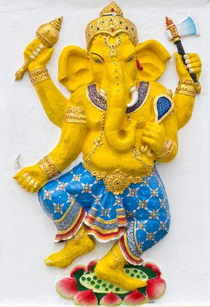 大声で呼ばれる ganapati の名前インドかヒンズー教の神 — ストック写真