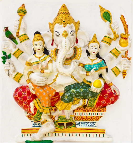 Dios indio o hindú llamado Vijaya Ganapati — Foto de Stock