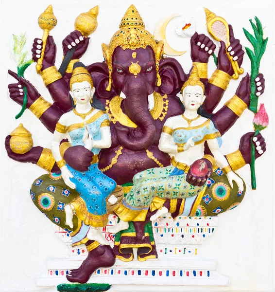 Deus indiano ou hindu chamado Maha Ganapati — Fotografia de Stock