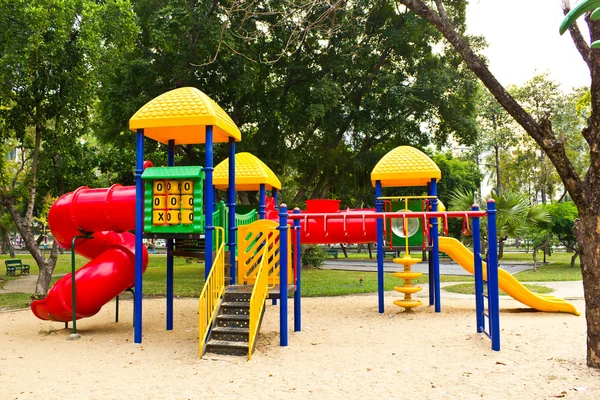 stock image Children playground in park