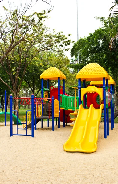 stock image Children playground in park