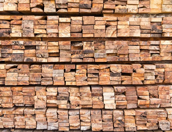 一堆木原木 — 图库照片
