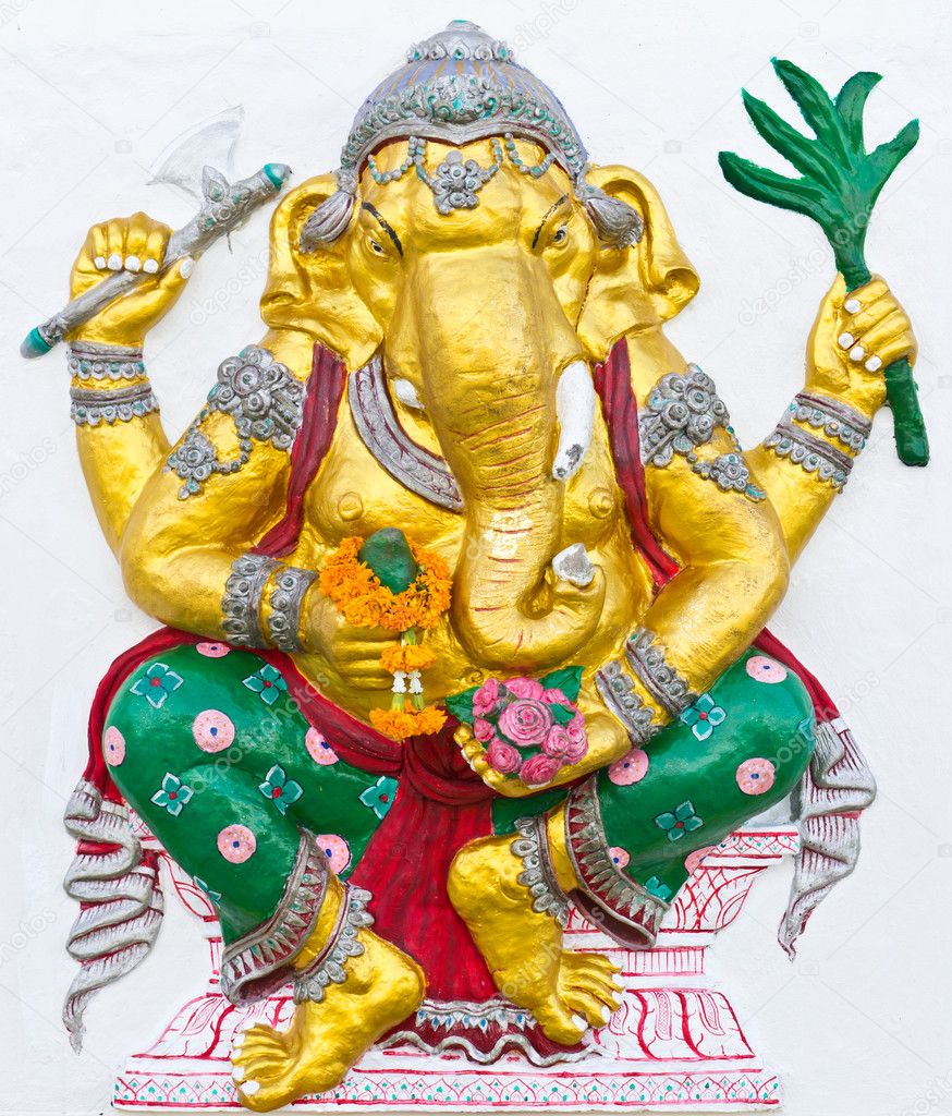 Indian or Hindu ganesha God Named Siddhi Ganapati