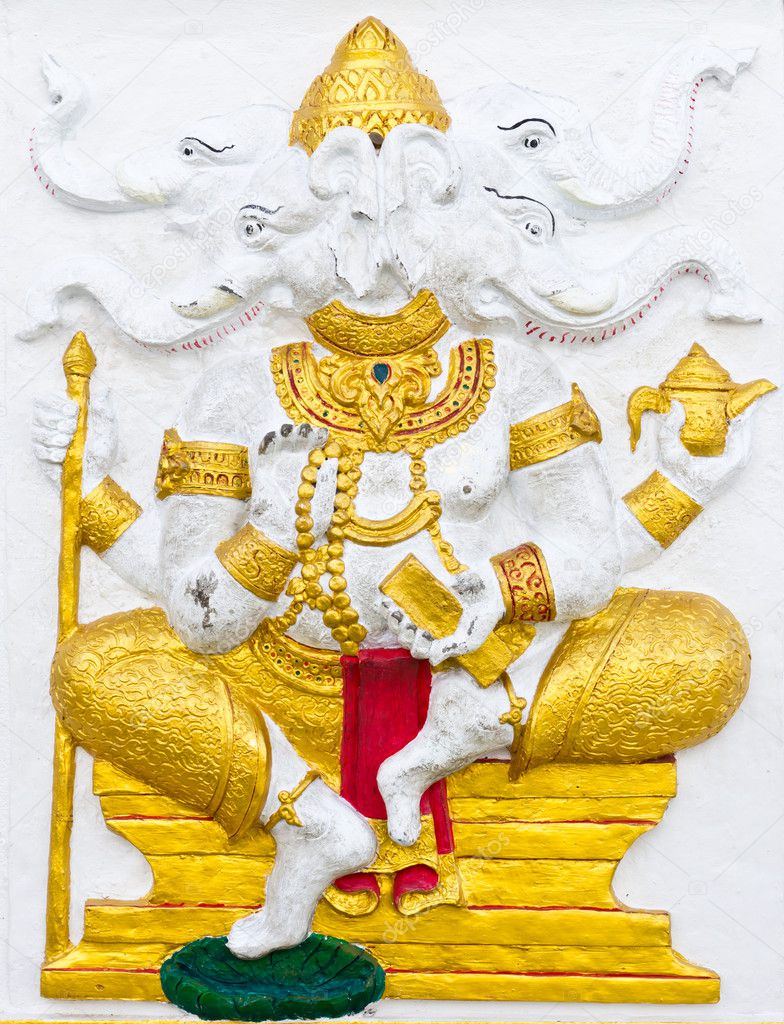 Indian or Hindu ganesha God Named Dwija Ganapati