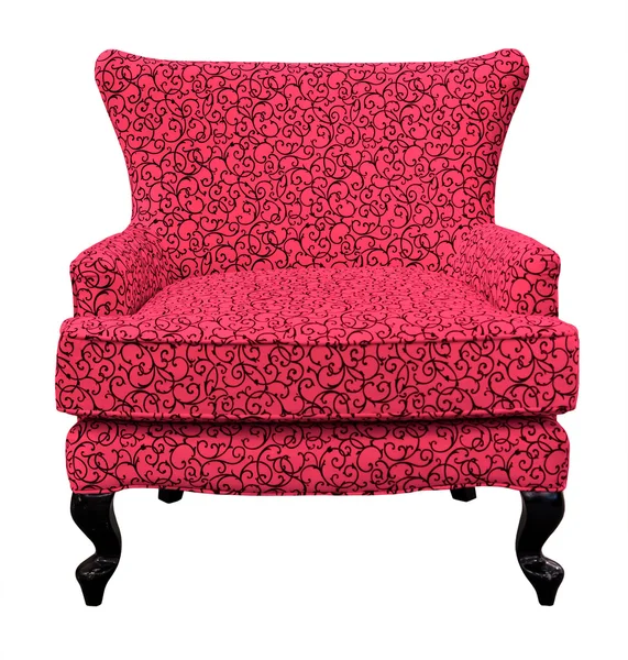 Red sofa isolated — Stock Photo, Image