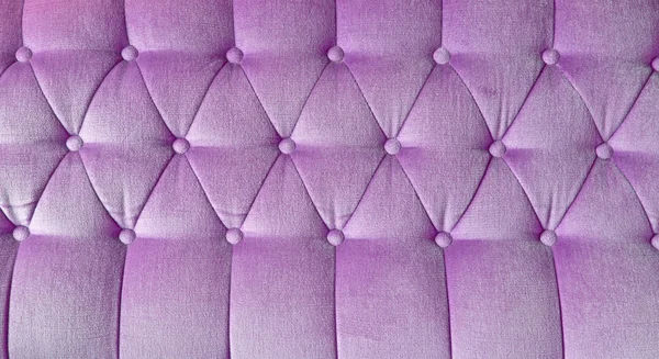 纹理的紫色布艺沙发背景 — 图库照片