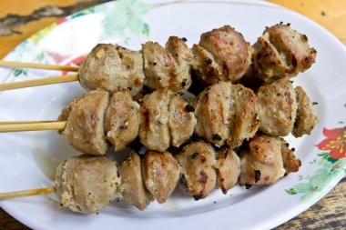 ateş et topları lezzetli Tay gıda