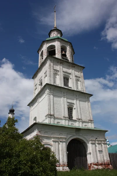 Region Moskau, Bezirk Moschajsk. der Glockenturm des Klosters kolotzki. — Stockfoto