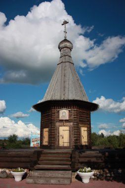 Şapel. st. ferapont mozhaisky kutsal bahar.