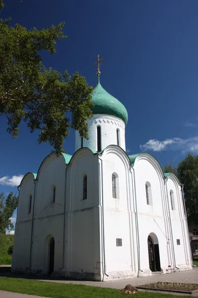 Rusya, yaroslavl bölgesi, pereslavl-halk. Kutsal başkalaşım Katedrali — Stok fotoğraf