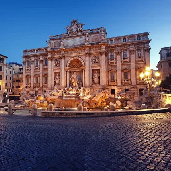 特雷维喷泉、 罗马-意大利 — 图库照片
