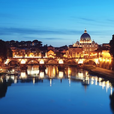 River Tiber in Rome - Italy clipart