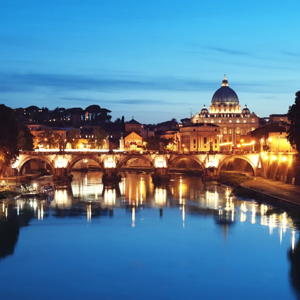台伯河在罗马-意大利 — 图库照片