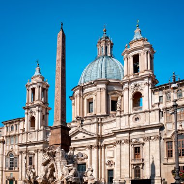 Sant'Agnese in Agnone, ROME - ITALY clipart
