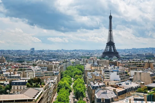 Vista della Torre Eiffel — Foto Stock