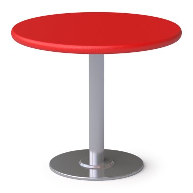 Red table clipart