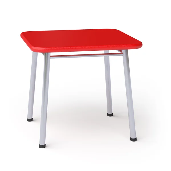 Red table — Stock Photo, Image