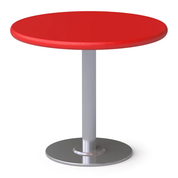 Red table — Stock Photo, Image