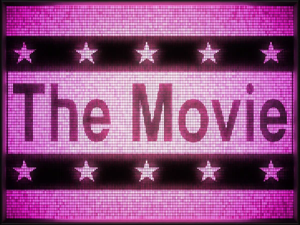 The movie — Stock Photo, Image