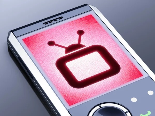 Символ телевидения — стоковое фото