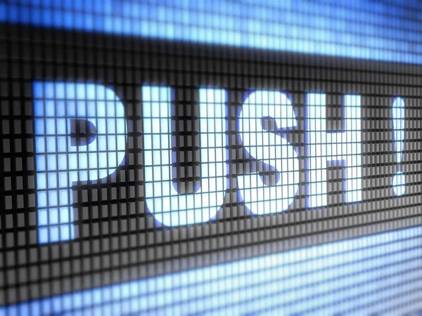 Push — стокове фото