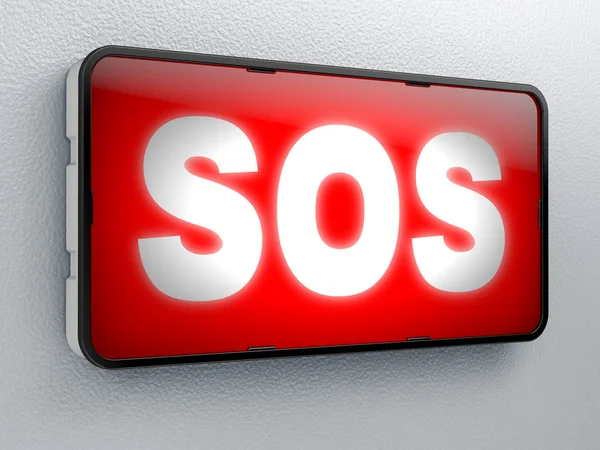 SOS sinal — Fotografia de Stock
