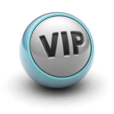 VIP blue clipart